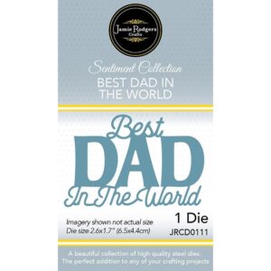 Jamie Rodgers Crafts Best Dad In The World Die