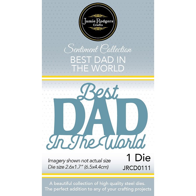 Jamie Rodgers Crafts Best Dad In The World Die