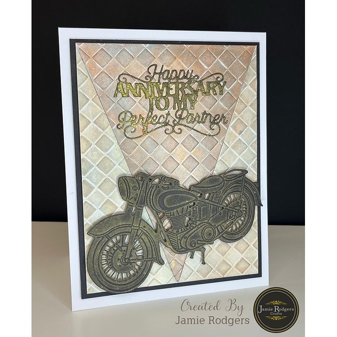 Jamie Rodgers Crafts Happy Anniversary To My Perfect Partner Craft Die - Image 4