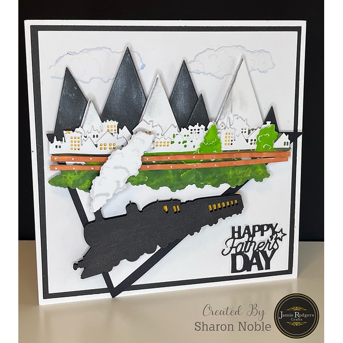 Jamie Rodgers Crafts Happy Father's Day Craft Die