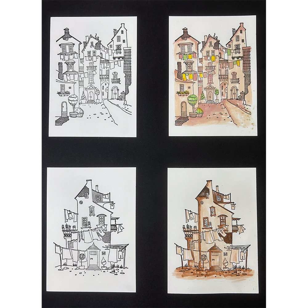 Two Jays Stamps Wash House & Street Scene Bundle Facebook Live 23rd April