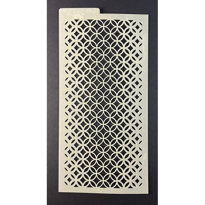 The Stencil Vault - Faded Rings DL Stencil - Image 2