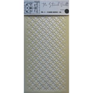 The Stencil Vault - Faded Rings DL Stencil