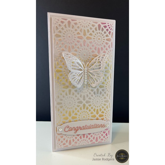 The Stencil Vault - Mosaic Diamonds Small DL Stencil - Image 6