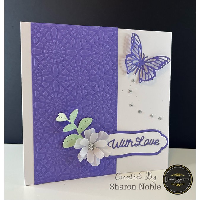 The Stencil Vault - Mosaic Diamonds Small DL Stencil