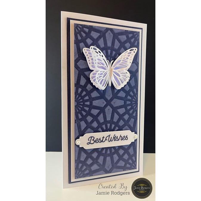 The Stencil Vault - Mosaic Diamonds Large DL Stencil - Image 5