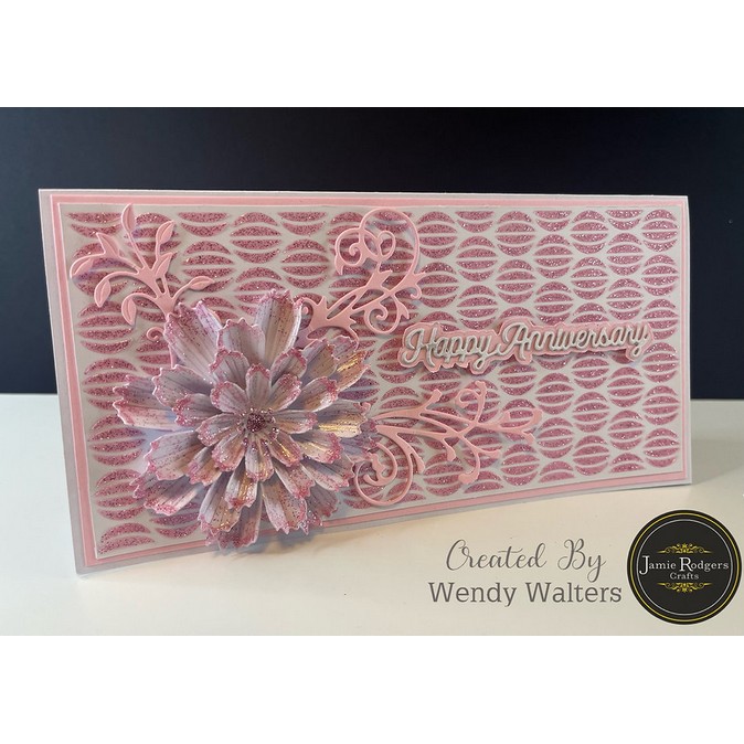 The Stencil Vault - Sliced Circles Small DL Stencil - Image 4