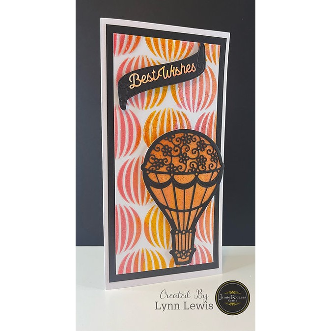 The Stencil Vault - Sliced Circle Large DL Stencil