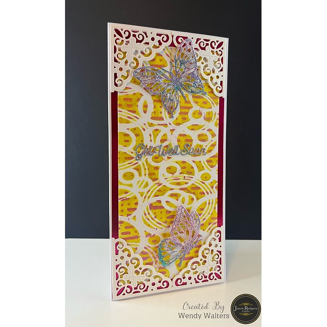 The Stencil Vault - Puddles DL Stencil