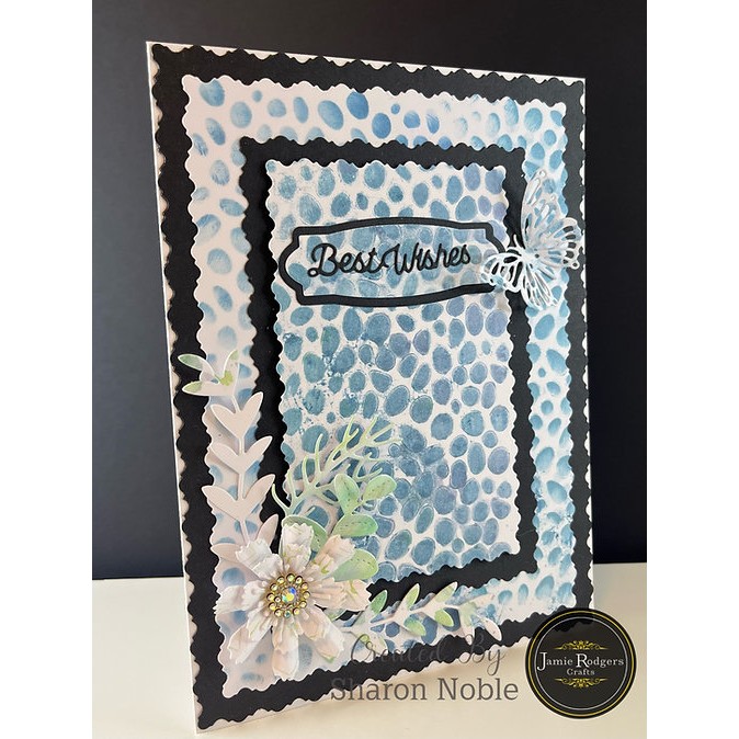 The Stencil Vault - Pebbles DL Stencil