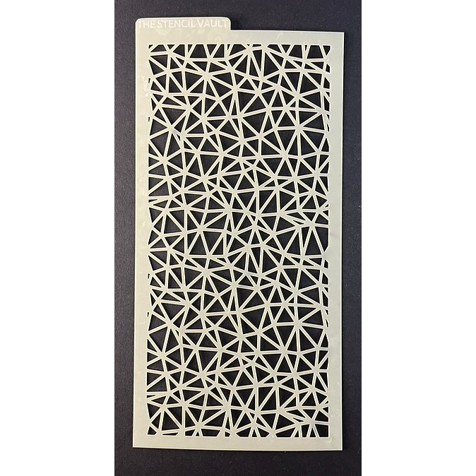 The Stencil Vault - Shattered Mirror DL Stencil - Image 2