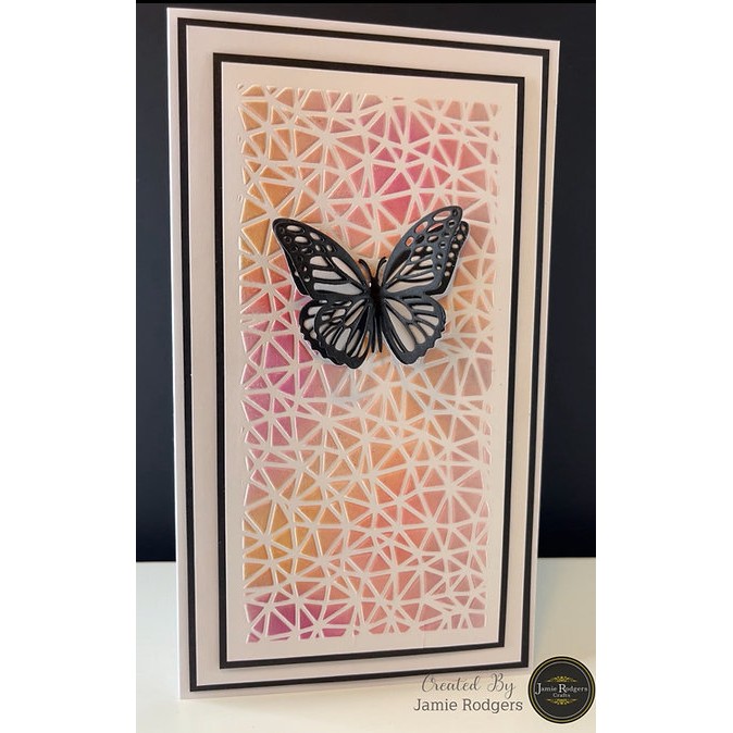 The Stencil Vault - Shattered Mirror DL Stencil