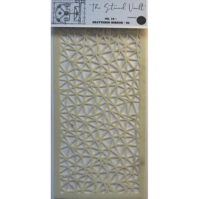 The Stencil Vault - Shattered Mirror DL Stencil