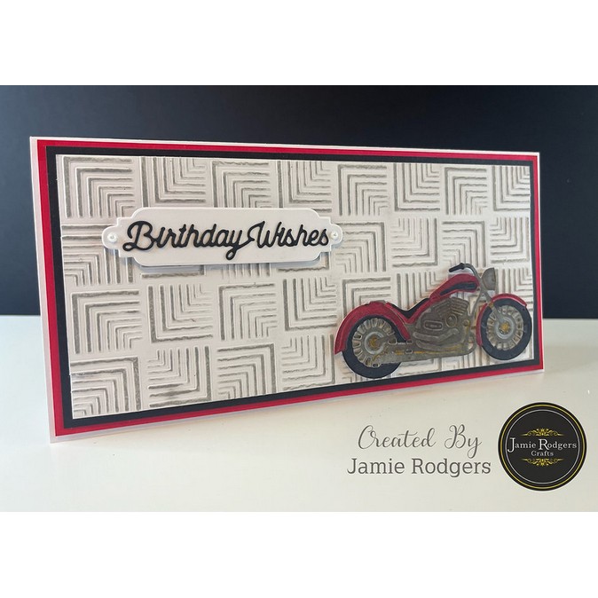 The Stencil Vault - Retro Squares DL Stencil