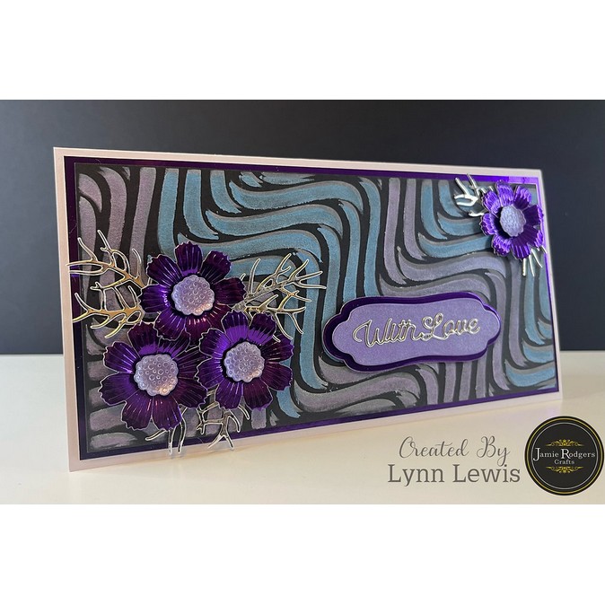 The Stencil Vault - Rippled Satin DL Stencil - Image 4