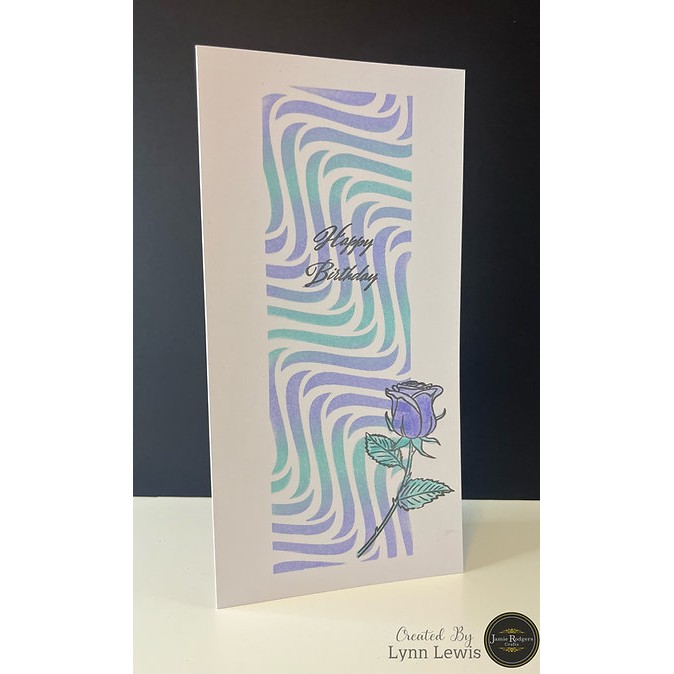 The Stencil Vault - Rippled Satin DL Stencil - Image 3