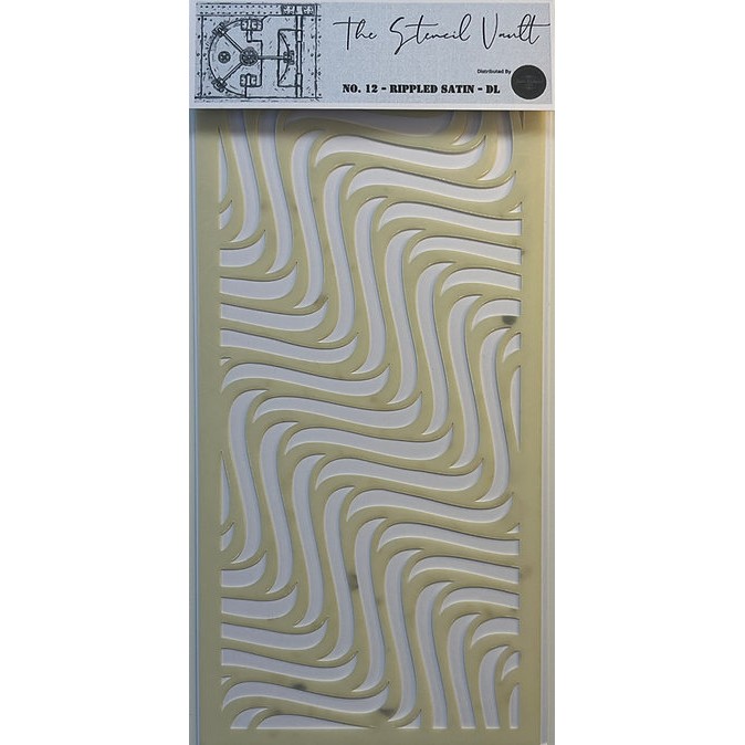 The Stencil Vault - Rippled Satin DL Stencil