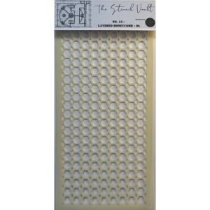 The Stencil Vault - Layered Honeycomb DL Stencil