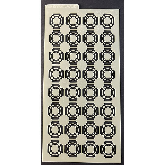 The Stencil Vault - Tiled Floor DL Stencil - Image 2