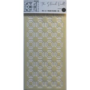 The Stencil Vault - Tiled Floor DL Stencil