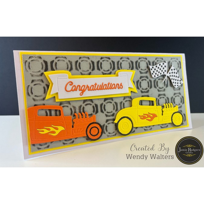 The Stencil Vault - Tiled Floor DL Stencil