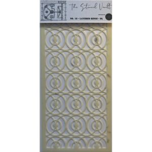 The Stencil Vault - Layered Rings DL Stencil