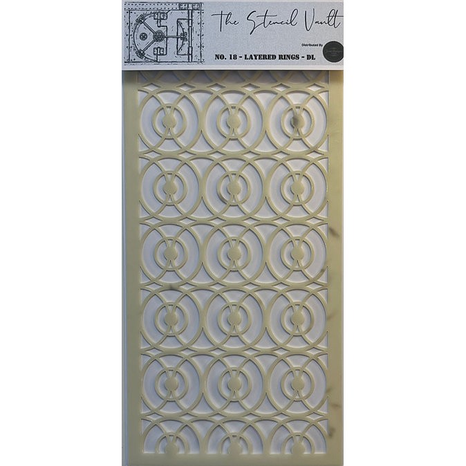 The Stencil Vault - Layered Rings DL Stencil