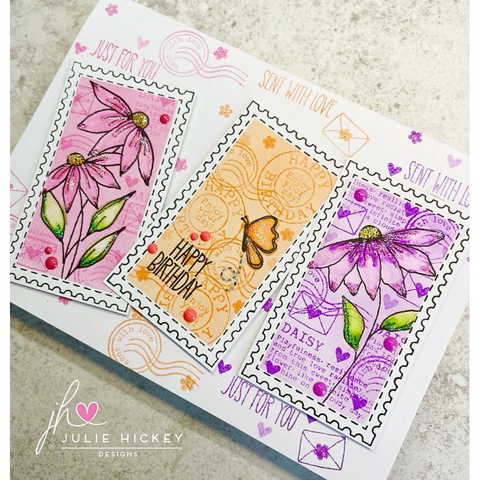 Julie Hickey Designs Postage & More! A6 Stamp Set - Image 2
