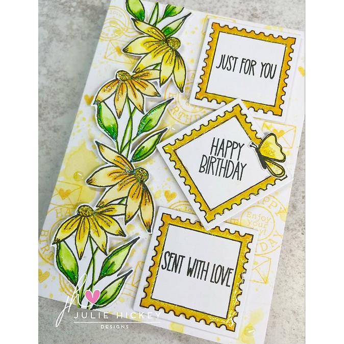 Julie Hickey Designs Postage & More! A6 Stamp Set - Image 3