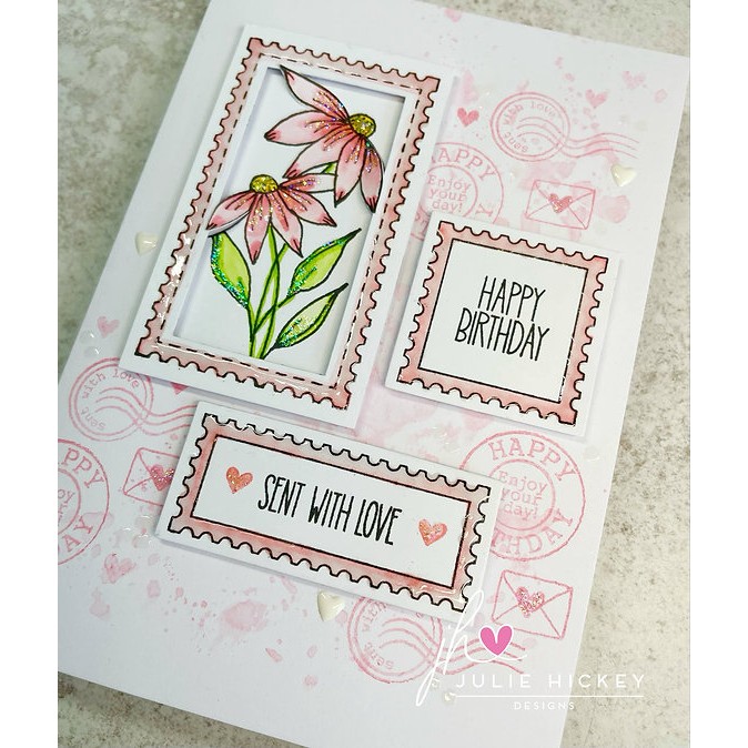 Julie Hickey Designs Postage & More! A6 Stamp Set