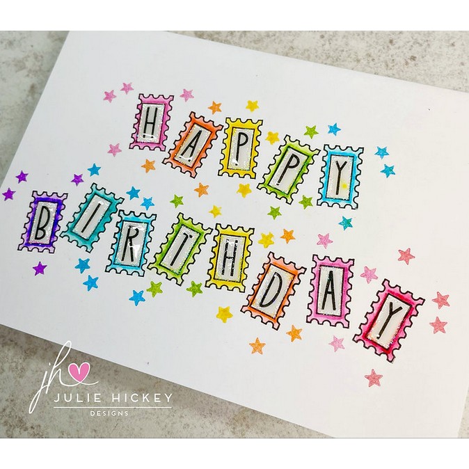 Julie Hickey Designs Postage & More! A6 Stamp Set - Image 5