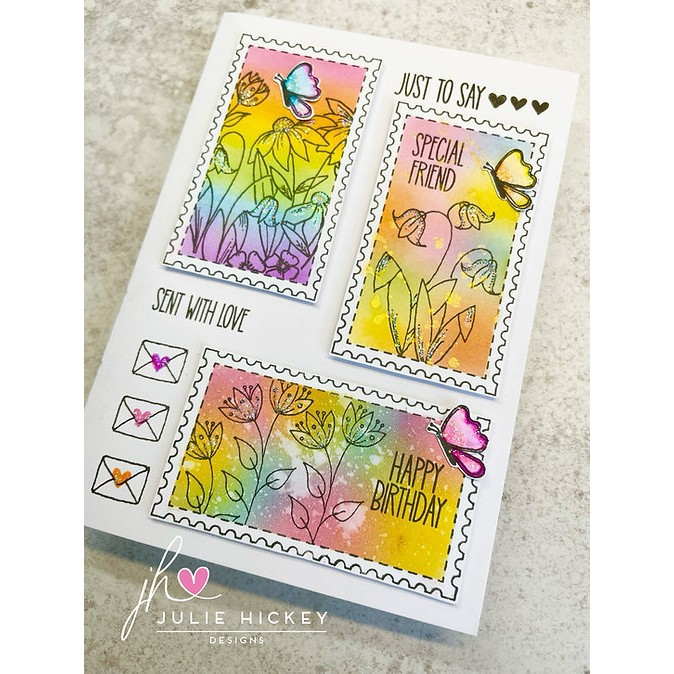 Julie Hickey Designs Floral Delights A6 Stamp Set - Image 4