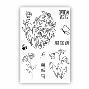Julie Hickey Designs Floral Delights A6 Stamp Set