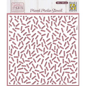 Nellie's Choice Stencil - Stencil Confetti Sprinkles