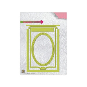 Nellie Snellen Special Card Die Stamping Card Dies - Oval