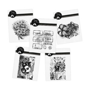 Two Jays Stamps 5 Assorted Vintage Stamps