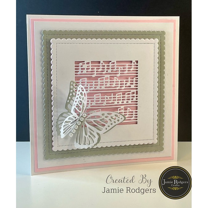 Jamie Rodgers Crafts - Music Notes Square Tile Die Set - Image 4