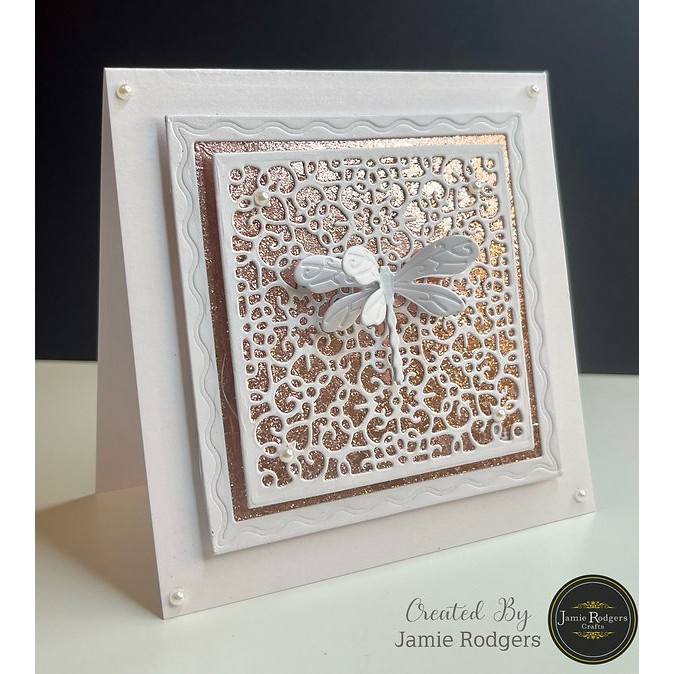 Jamie Rodgers Crafts - Fretwork Square Tile Die Set