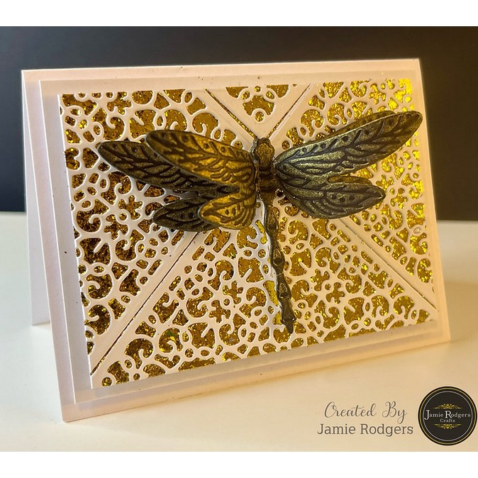 Jamie Rodgers Crafts - Fretwork Square Tile Die Set - Image 5