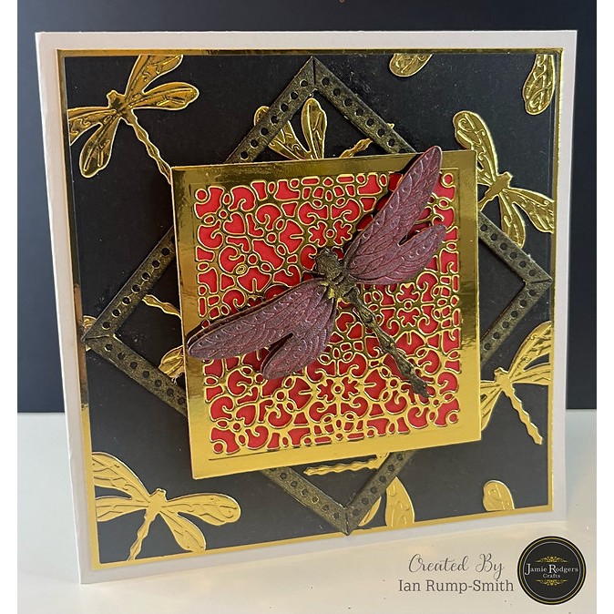 Jamie Rodgers Crafts - Fretwork Square Tile Die Set - Image 4