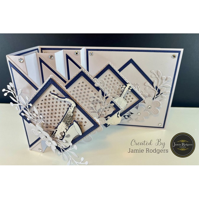Jamie Rodgers Crafts - Polka Dot Square Tile Die Set - Image 4