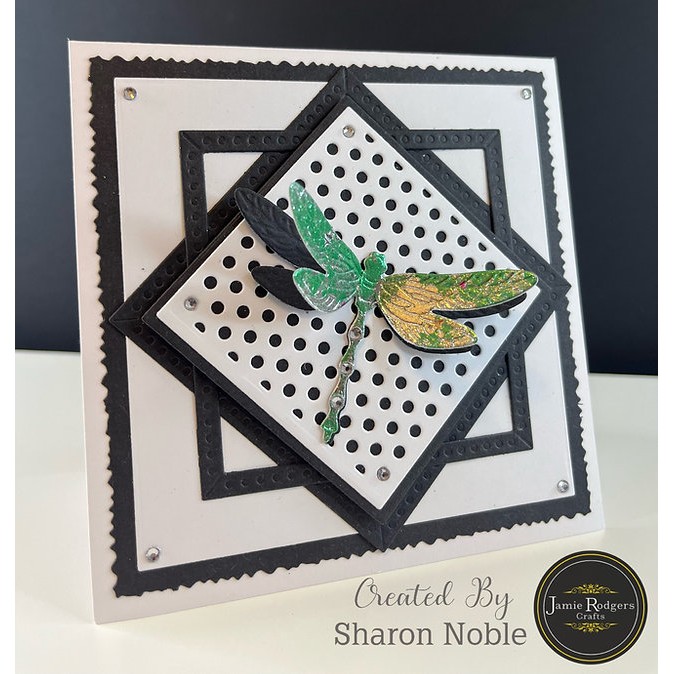 Jamie Rodgers Crafts - Polka Dot Square Tile Die Set