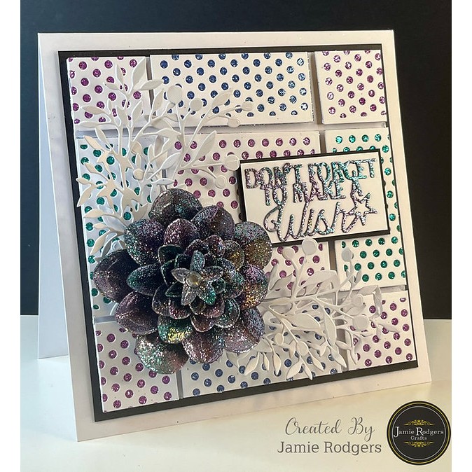 Jamie Rodgers Crafts - Polka Dot Square Tile Die Set - Image 2