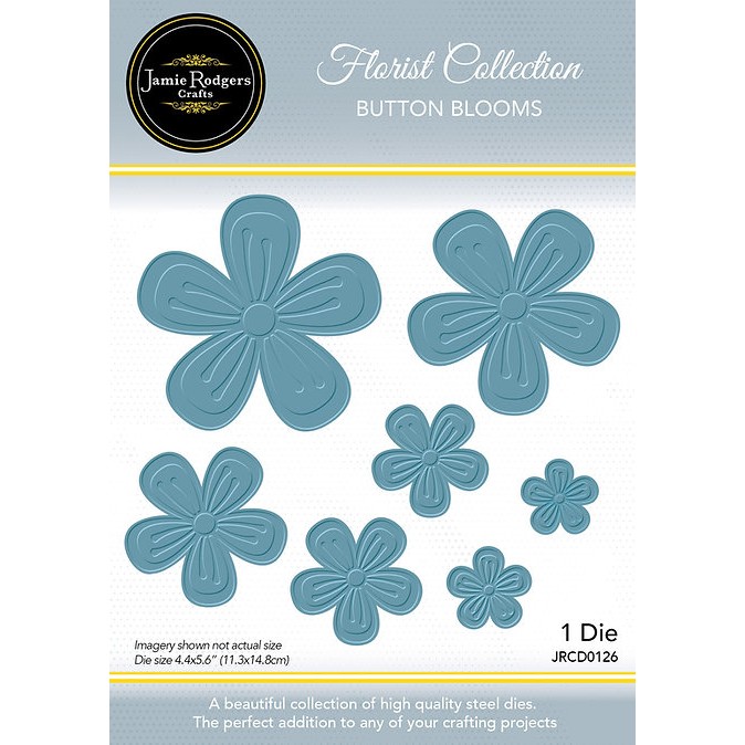 Jamie Rodgers Crafts - Button Blooms Craft Die
