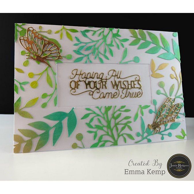 Jamie Rodgers Crafts - Mirrored Lavish Foliage Die Set