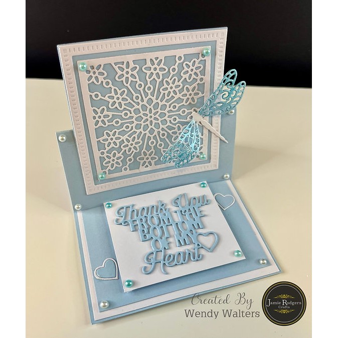 Jamie Rodgers Crafts - Thank You From The Bottom Of My Heart Die Set - Image 3