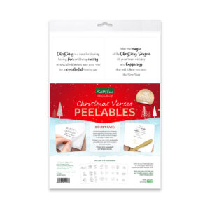 Katy Sue Designs - Christmas Verses Peelables, 48 stickers