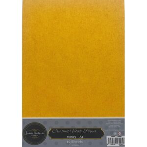 Jamie Rodgers Crafts Honey Crushed Velvet Paper