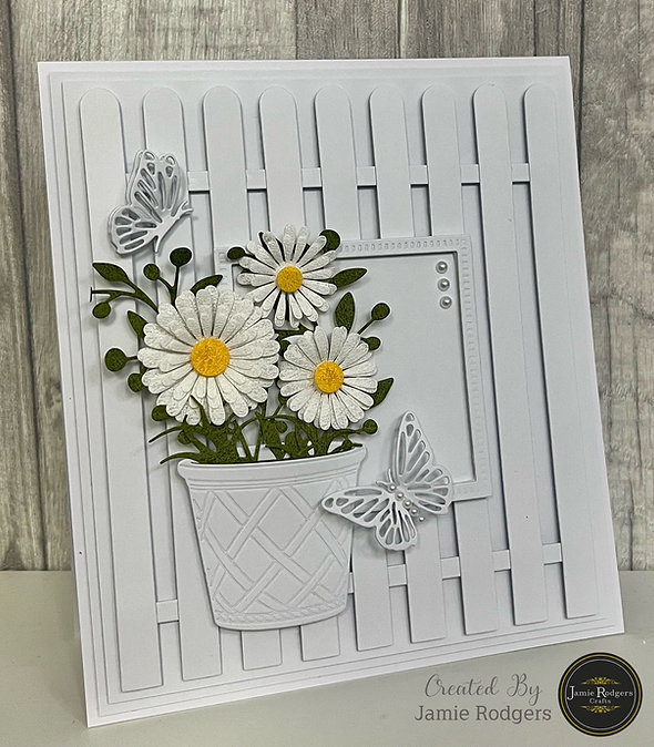 Jamie Rodgers Crafts Bright White Crushed Velvet Paper