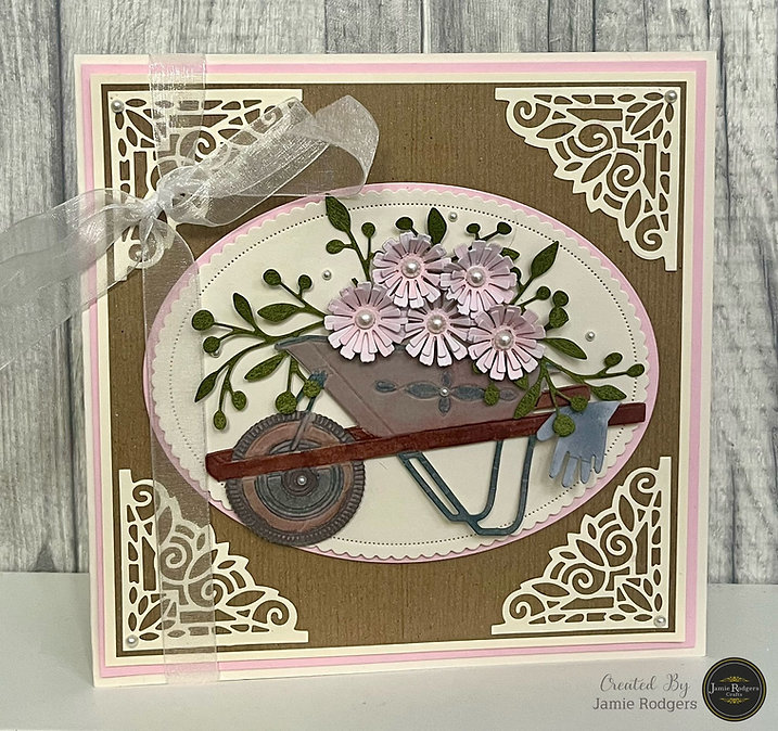 Jamie Rodgers Crafts Wheelbarrow Craft Die Set - Image 2